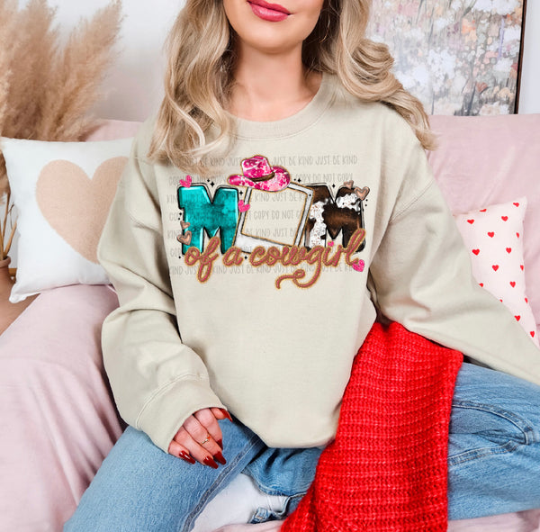 Mom of a cowgirl DTF Transfer *email picture after purchase with order #)