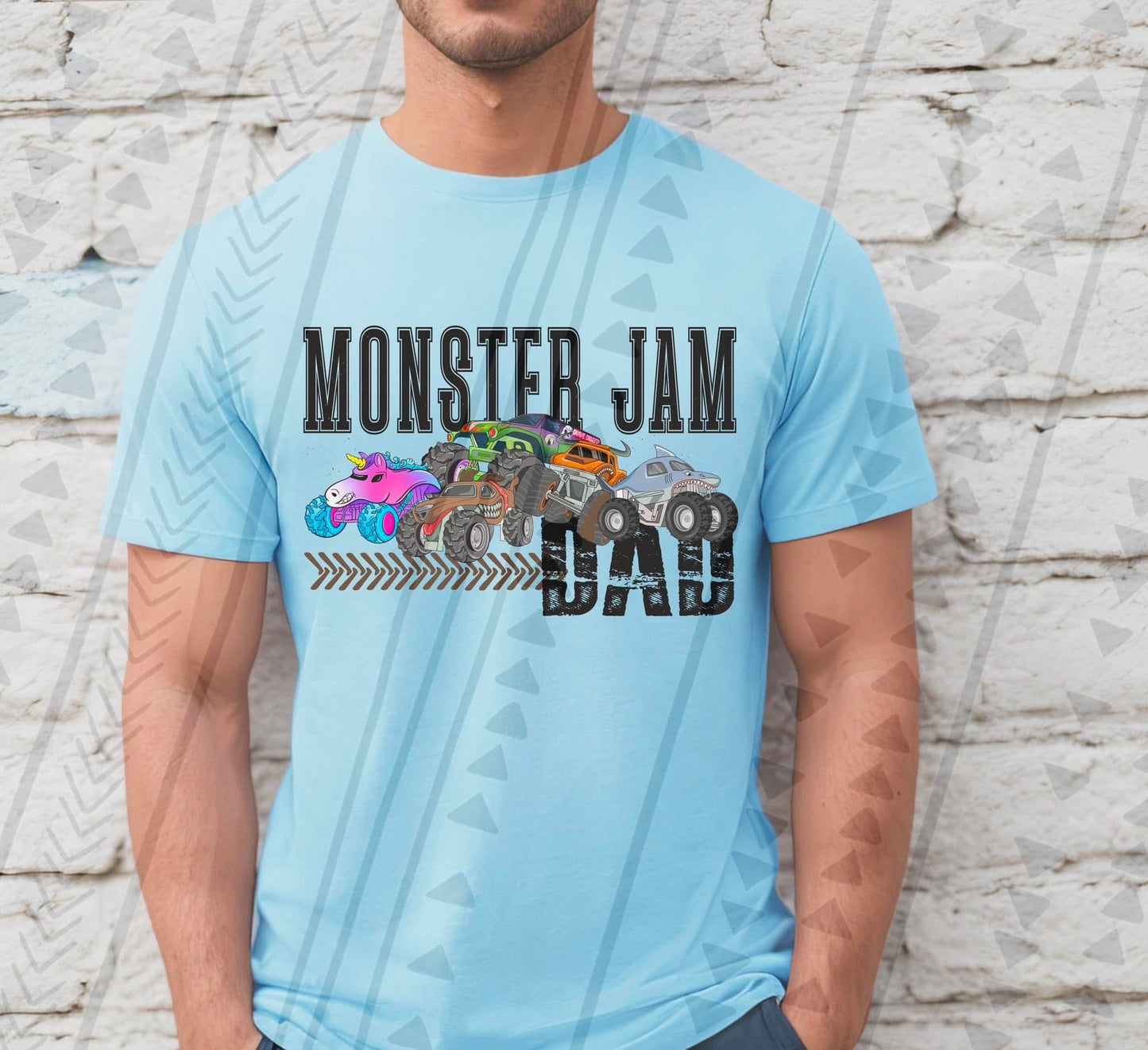 Monster J Dad DTF Transfer