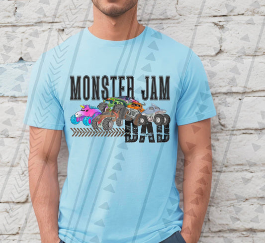 Monster J Dad DTF Transfer