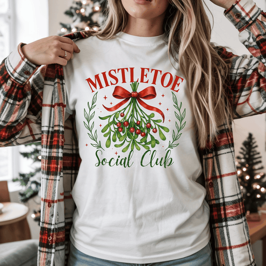 Mistletoe Social Club DTF Transfer
