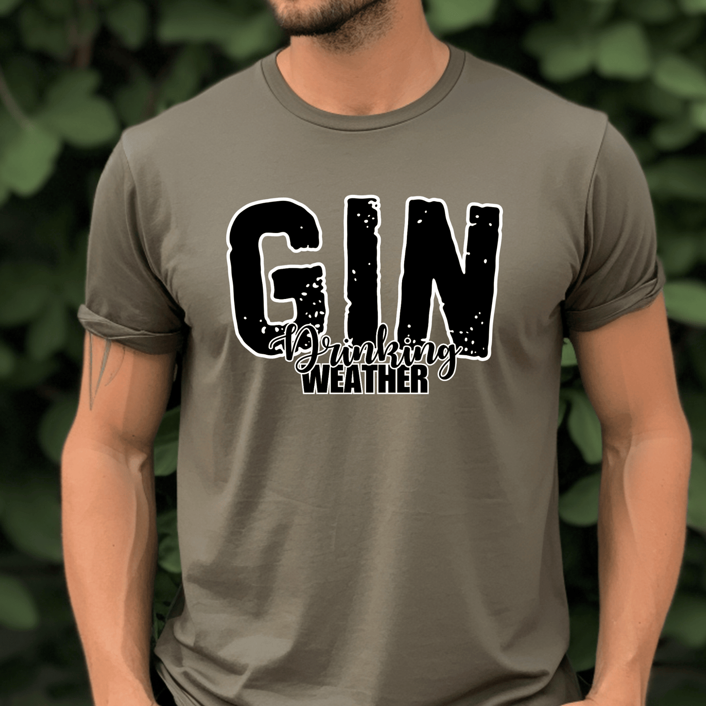 Gin Drinking Weather DTF Transfer