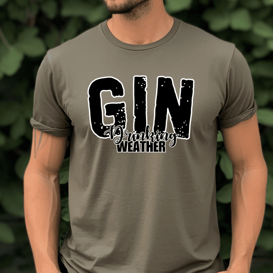 Gin Drinking Weather DTF Transfer