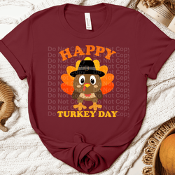 Happy Turkey Day DTF Transfer