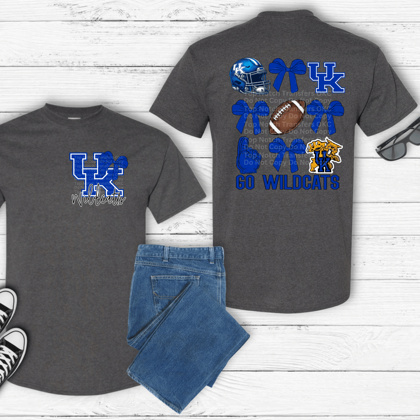 Go Wildcats with pocket print design included DTF Transfer
