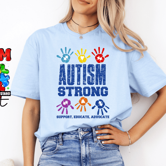 Autism Strong DTF Transfer