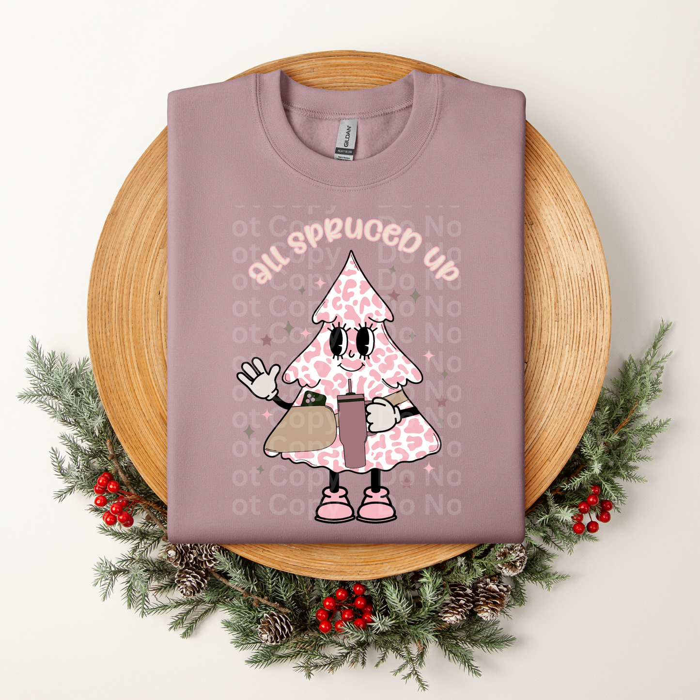 Bougie Tree PinkDTF Transfer
