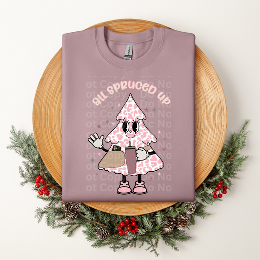 Bougie Tree PinkDTF Transfer