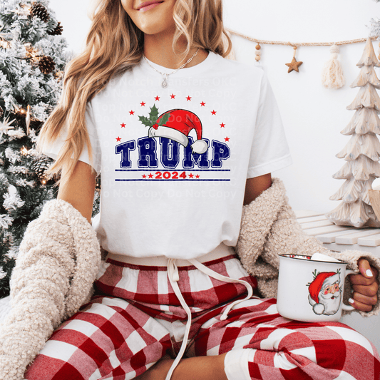 Trump 2024 Santa Hat DTF Transfer