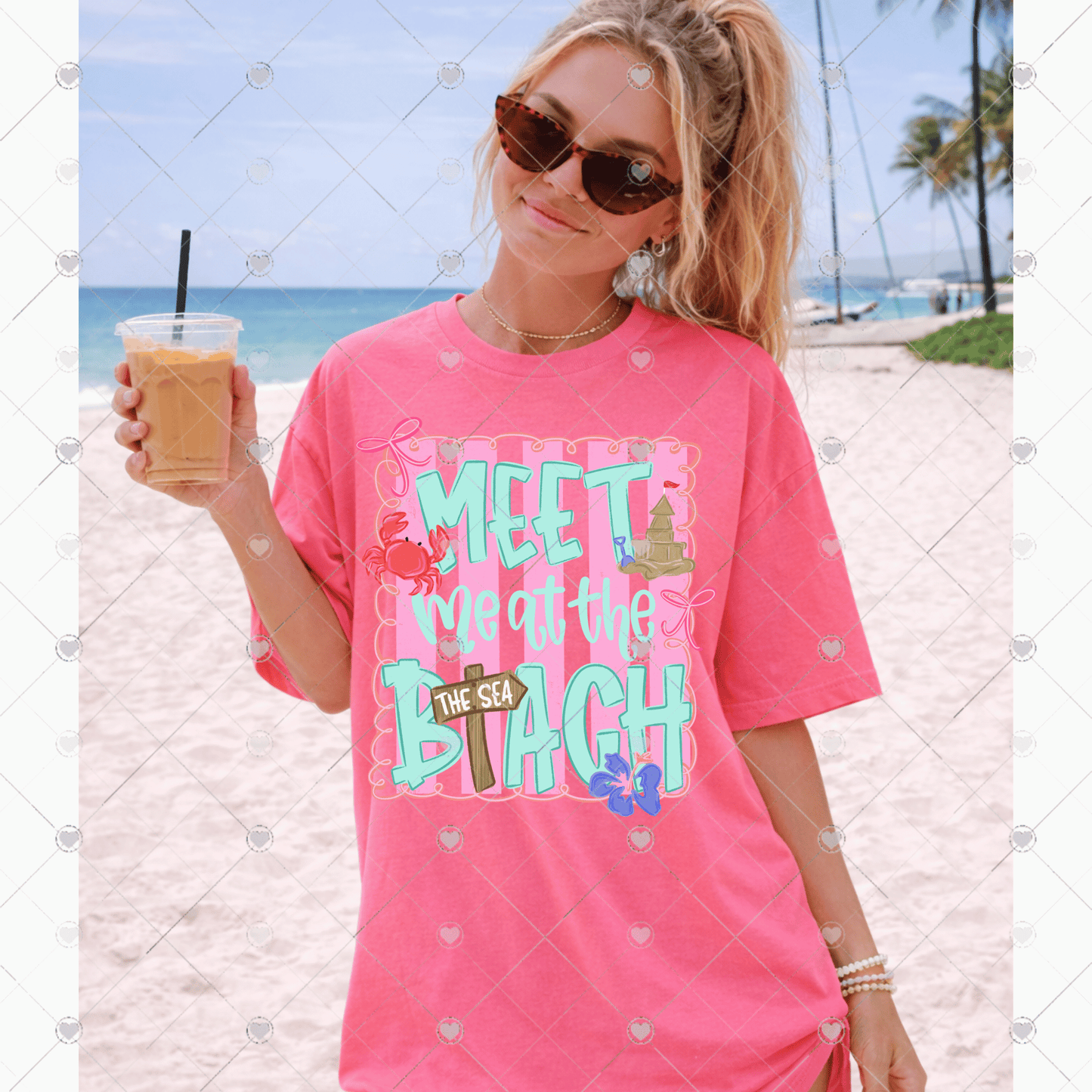 Meet Me At The Beach DTF Transfer