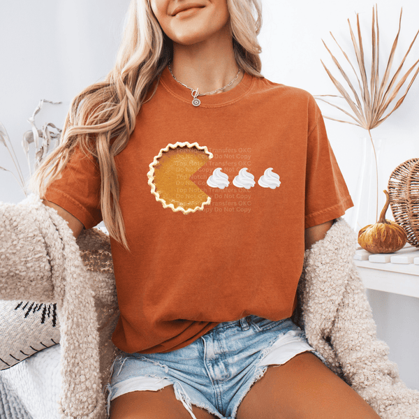 Pumpkin Pie Packman DTF Transfer