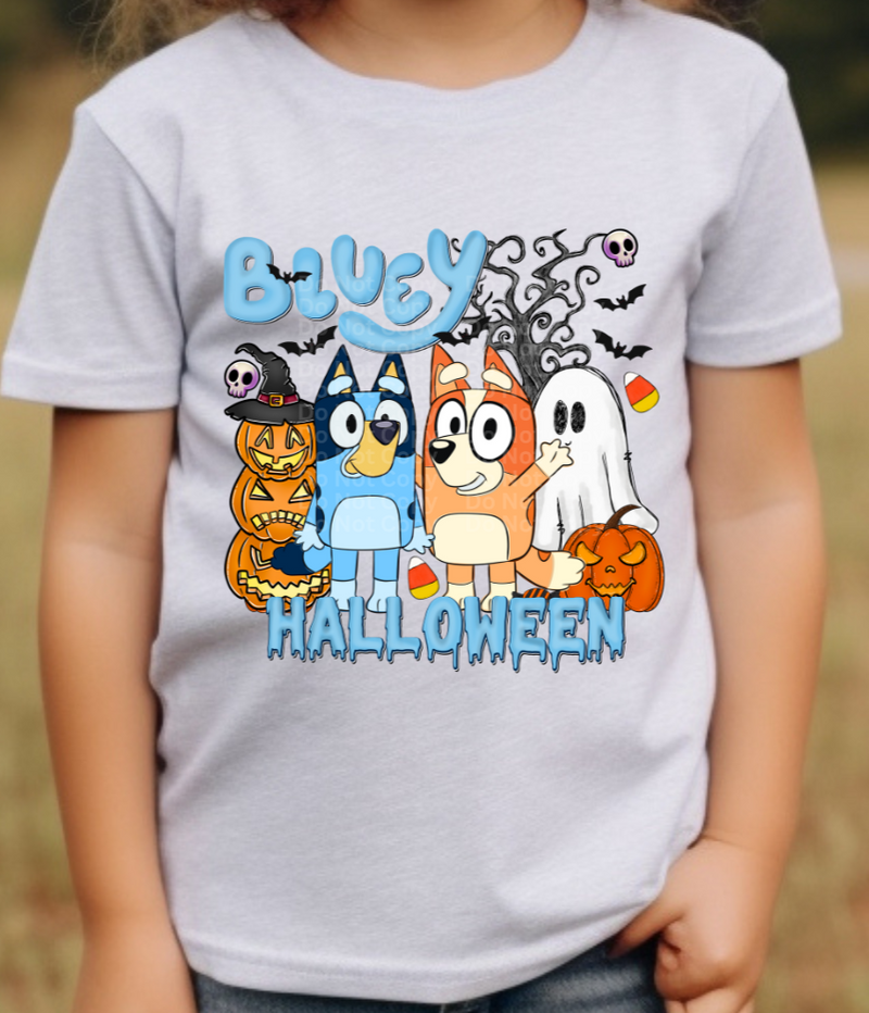 Halloween Blue Heeler DTF Transfer