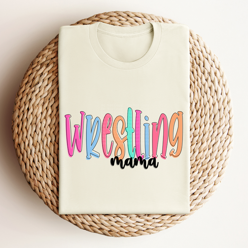 Wrestling Mama - Colored Names/Occupations DTF Transfer