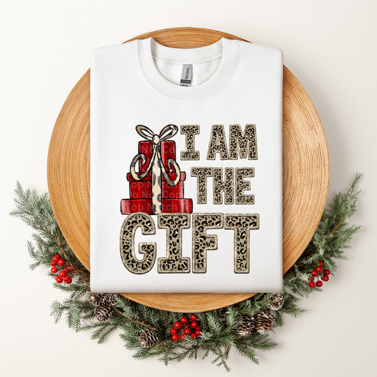I Am the Gift - Leopard DTF Transfer