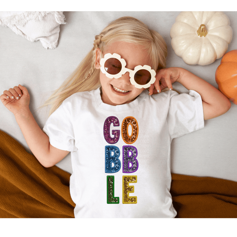 Gobble Faux Sequins DTF Transfer