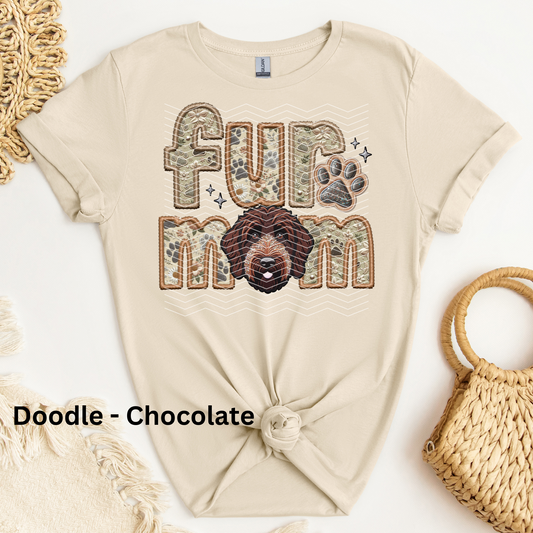 Doodle - Chocolate DTF Transfer