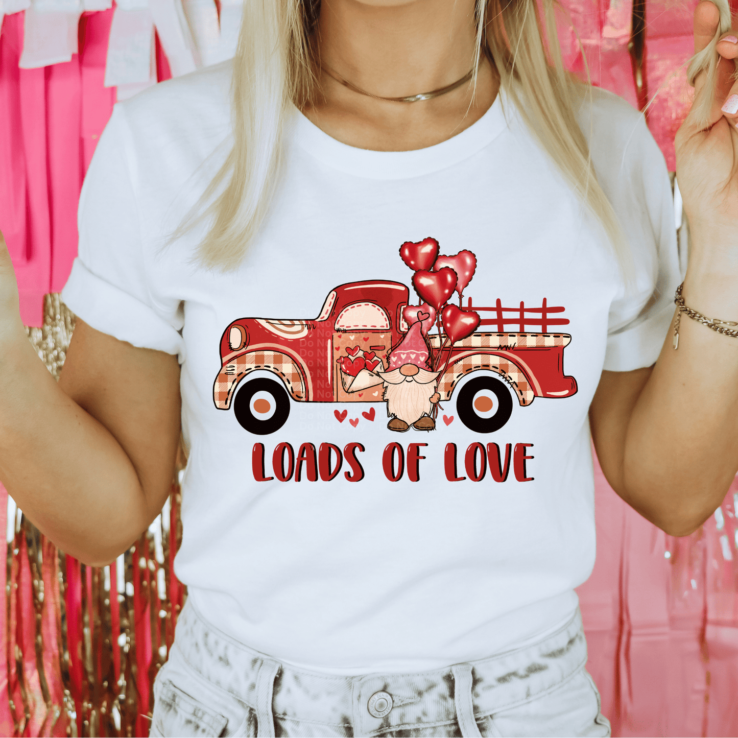 Loads of Love Gnome & Truck DTF Transfer