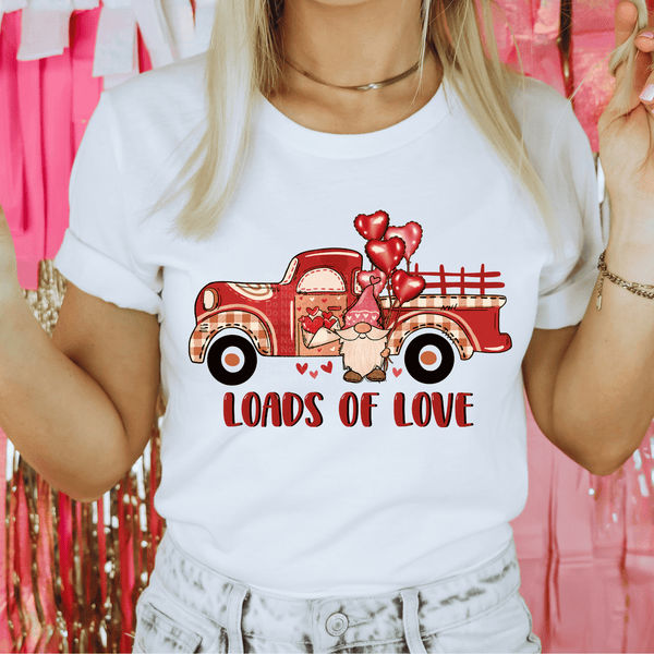 Loads of Love Gnome & Truck DTF Transfer