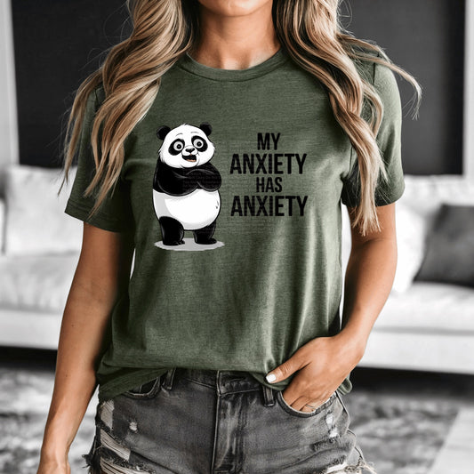 My Anxiety Has Anxiety Panda DTF Transfer