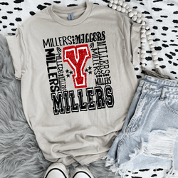 Y Millers Typography DTF Transfer