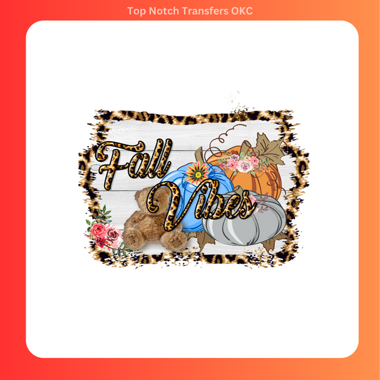 Fall Vibes DTF Transfer