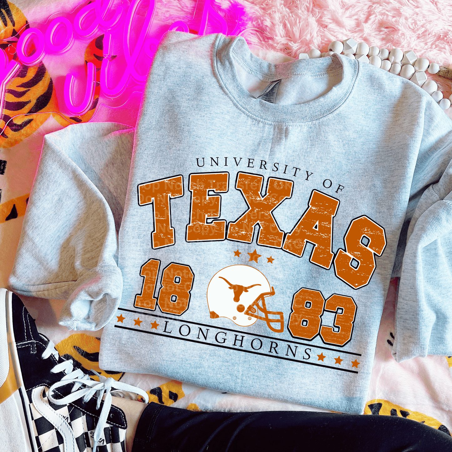 Longhorns DTF Transfer