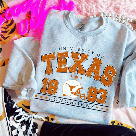 Longhorns DTF Transfer