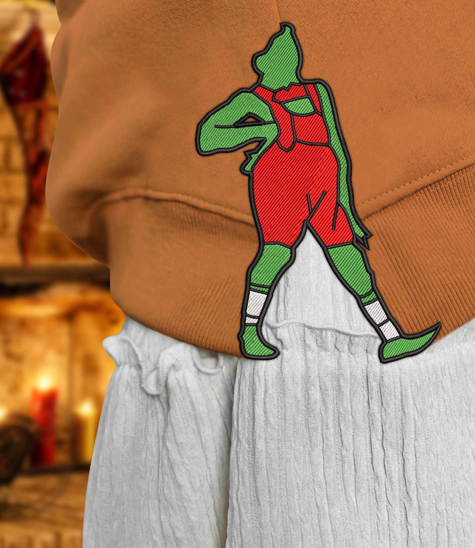 Green Guy Side Slit DTF Transfer