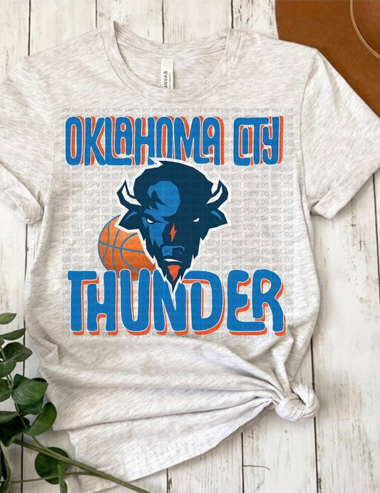Oklahoma City Basketball DTF Transfer