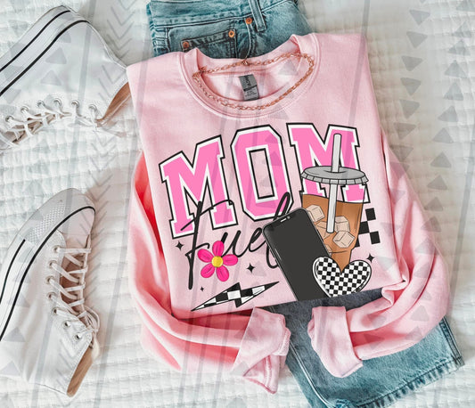 Mom Fuel Iced Coffee DTF Transfer