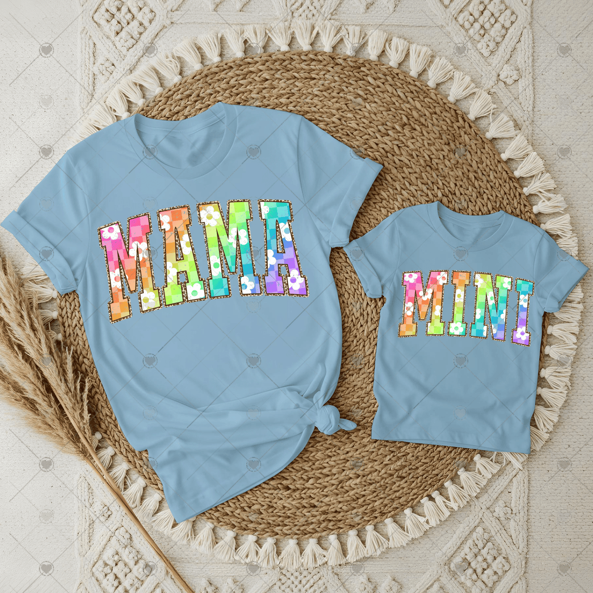 Mama/Mini Spring Colors DTF Transfer