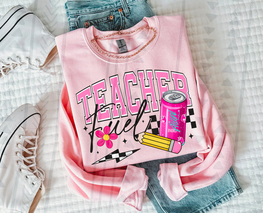 Teacher Fuel Alani Pink DTF Transfer