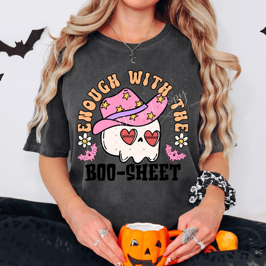 Enough With The Boo Sheet DTF Transfer