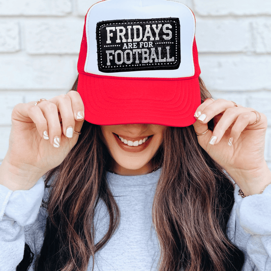 Fridays are for Football Faux Leather Patch DTF Transfer