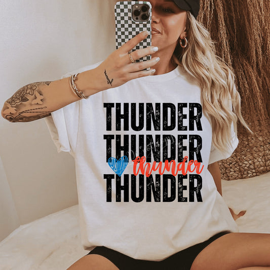 Thunder Repeat DTF Transfer
