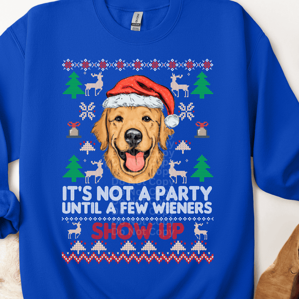 It’s not a party until Ugly Christmas Sweater DTF Transfer