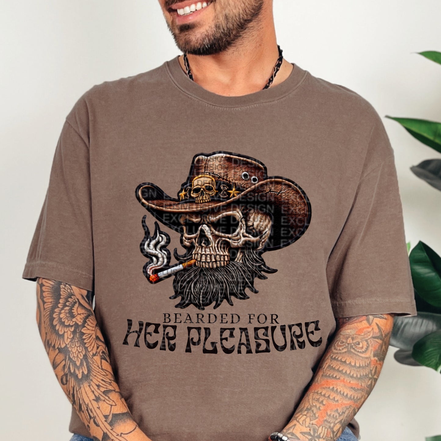 Bearded For Her Pleasure DTF Transfer