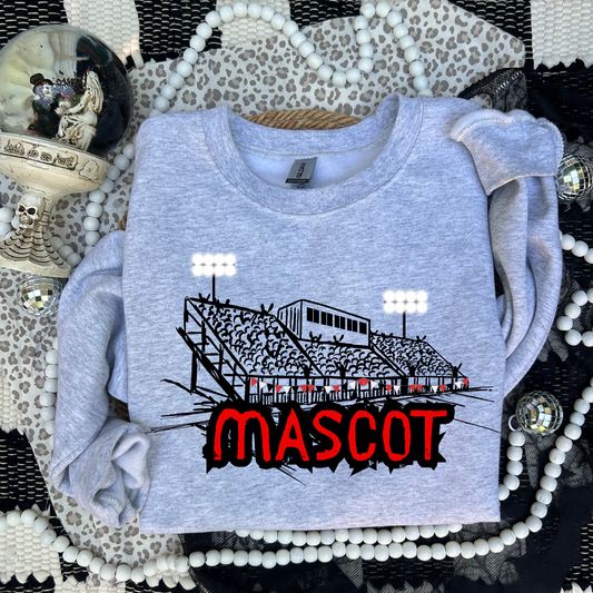 Custom- Mascot Bleachers DTF Transfer (*Leave Mascot and Colors in Checkout Notes)