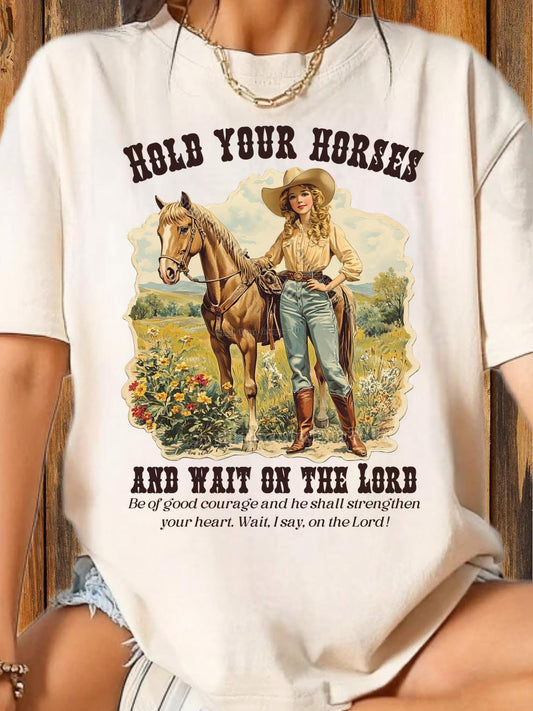 Hold Your Horses DTF Transfer