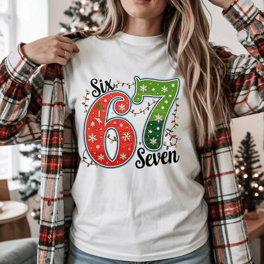 Christmas 6 7 DTF Transfer