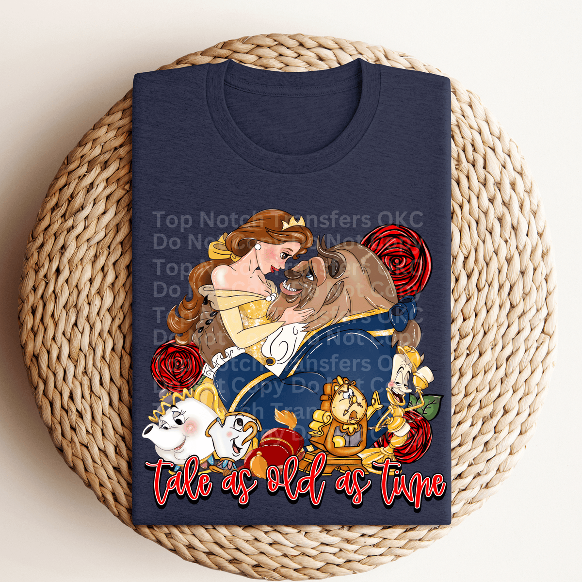 Tale as old as time DTF Transfer