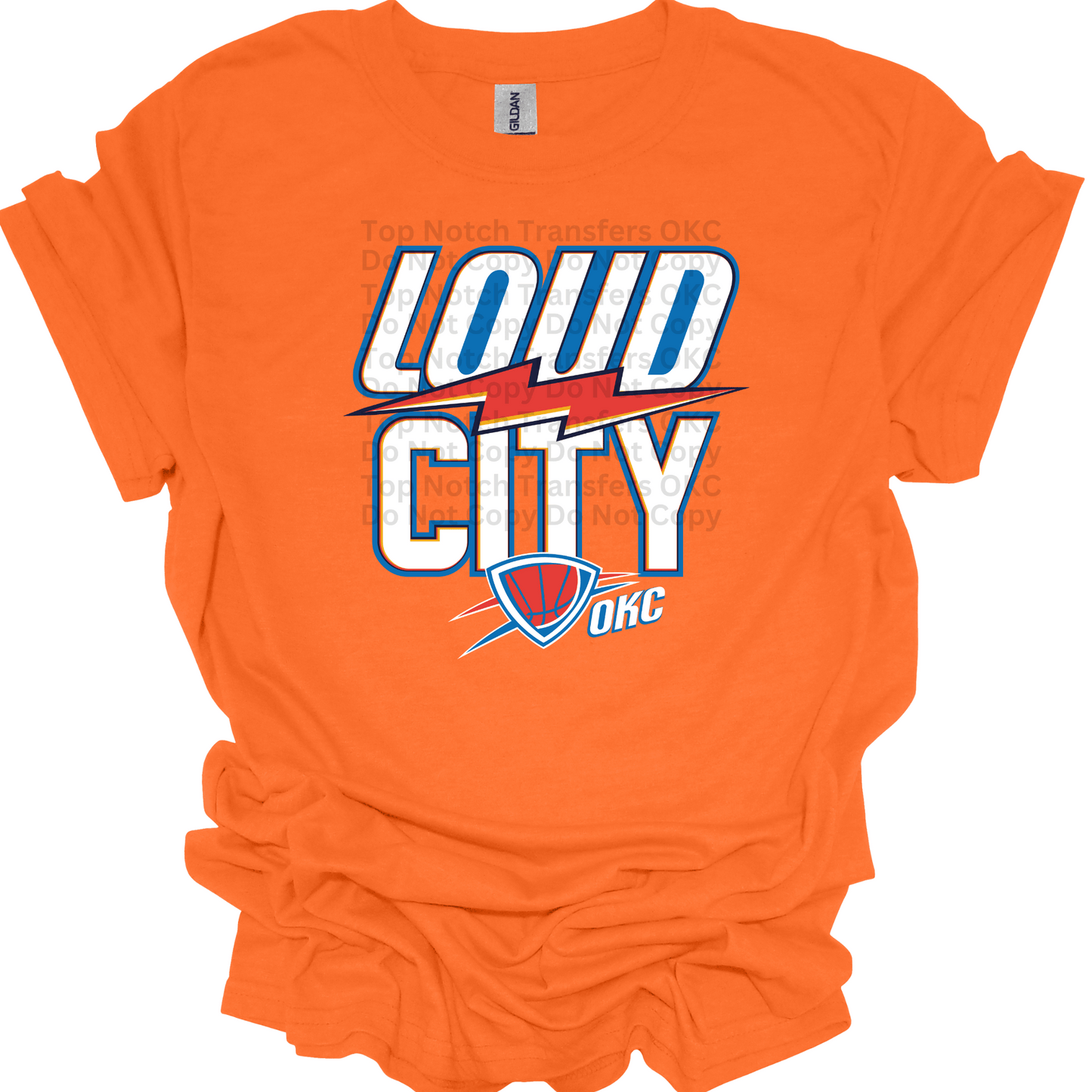 OKC Loud City DTF Transfer
