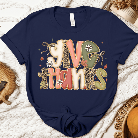 Give Thanks DTF Transfer