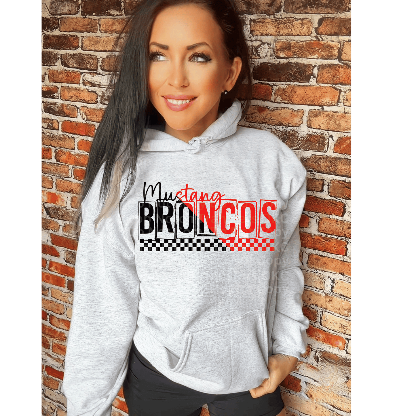 Mustang Broncos DTF Transfer
