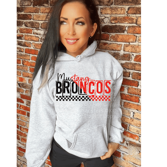 Mustang Broncos DTF Transfer