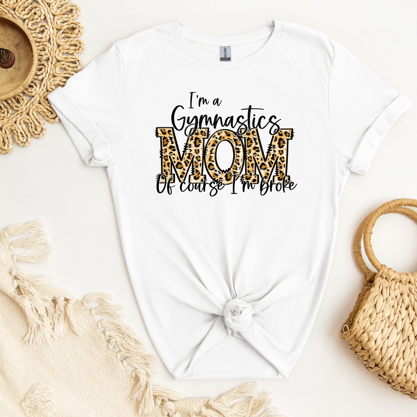 Gymnastics Mom of course I'm Broke DTF Transfer