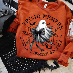 Proud Member of the Spooky & Demure Society DTF Transfer