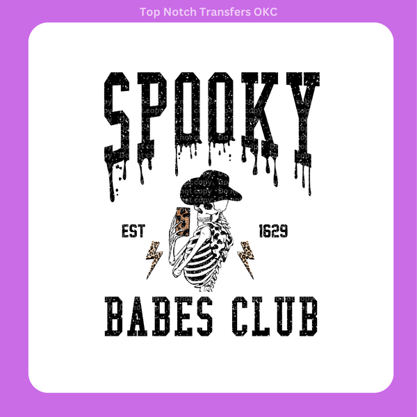 Spooky Babes Club DTF Transfer