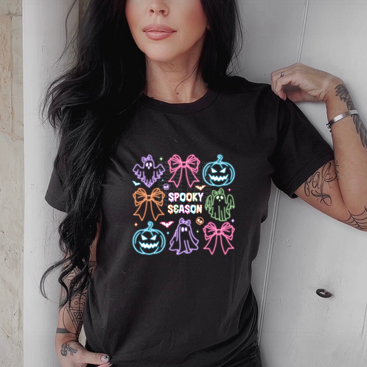 Neon Spooky Season DTF Transfer