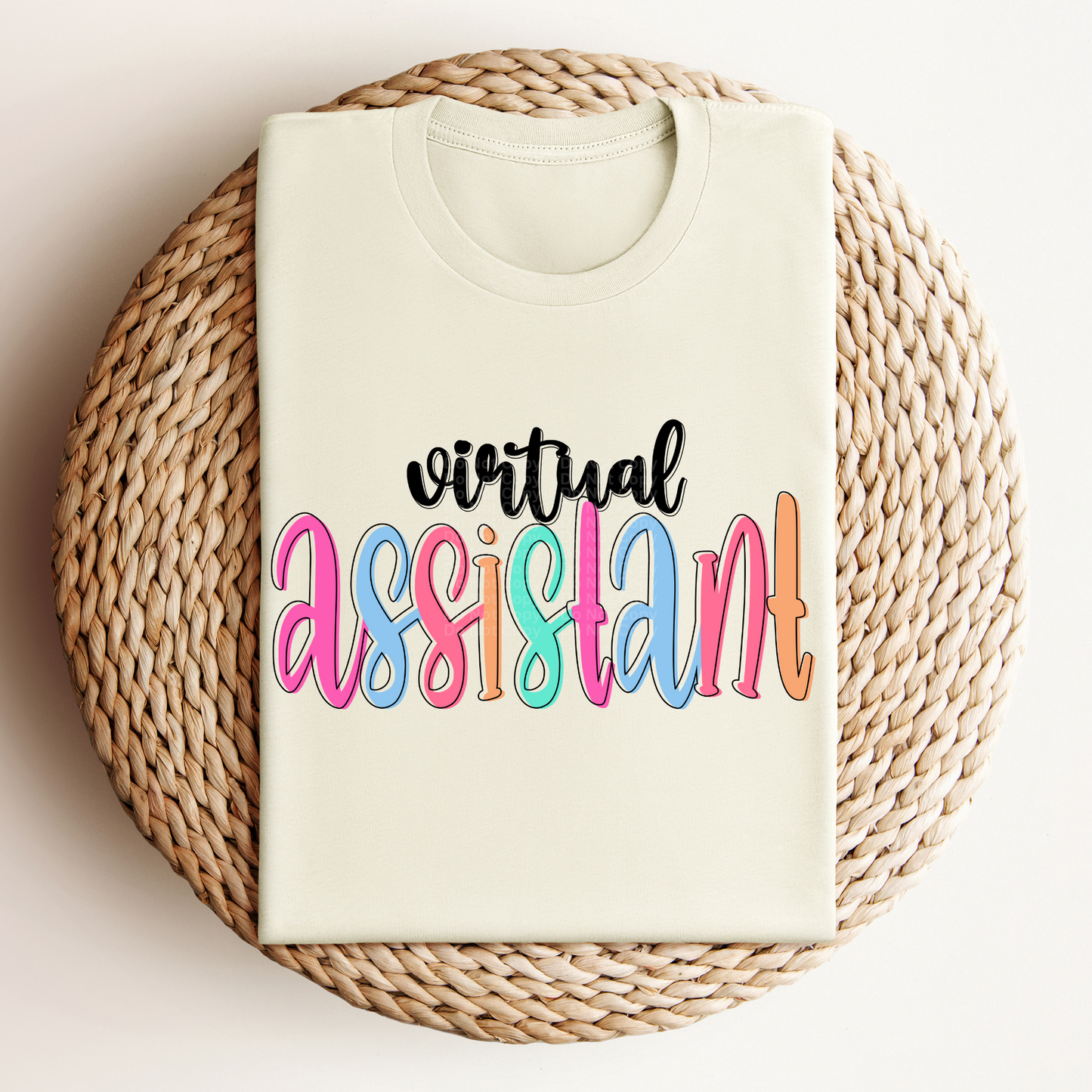 Virtual Assistant - Colored Names/Occupations DTF Transfer