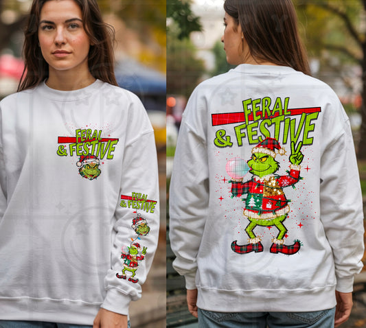 Feral & Festive DTF Transfer